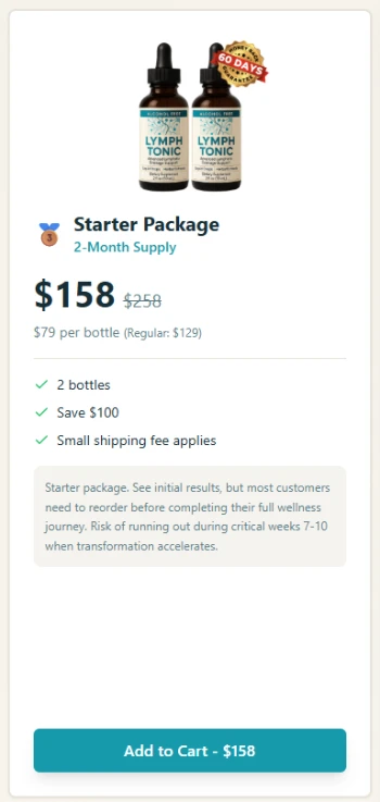 Lymph Tonic 1 bottle price offer package