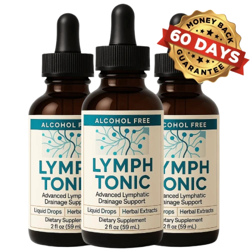 Lymph Tonic packaging for daily lymphatic wellness support